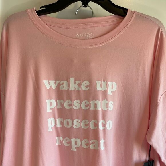 Wildfox Wake Up Prosecco Pajamas Set.Size M - Picture 8 of 16